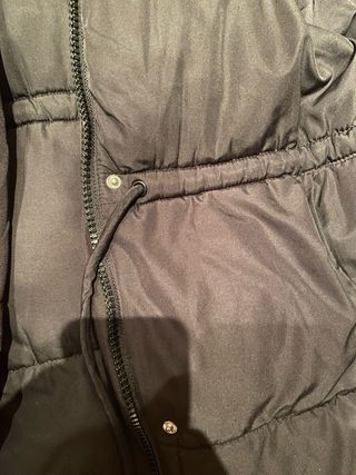 Abrigo acolchado H&M negro