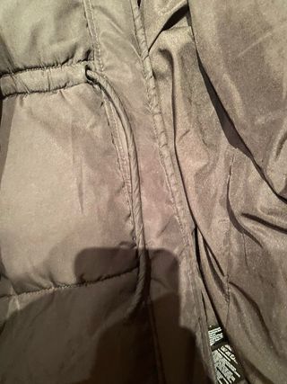 Abrigo acolchado H&M negro