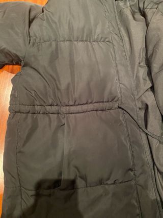 Abrigo acolchado H&M negro