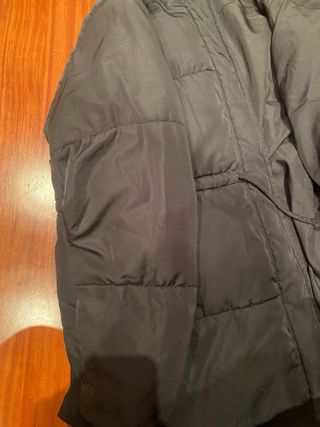 Abrigo acolchado H&M negro