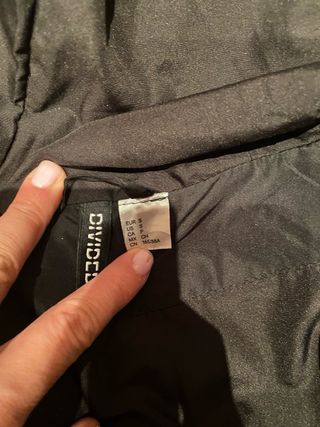 Abrigo acolchado H&M negro