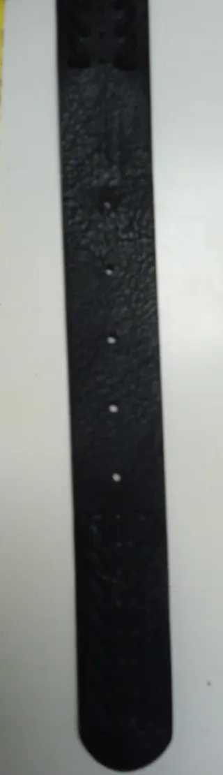 Cinturone nero da uomo