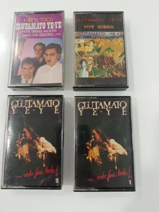4 GLUTAMATO YE YE Cintas Cassettes ELIGE