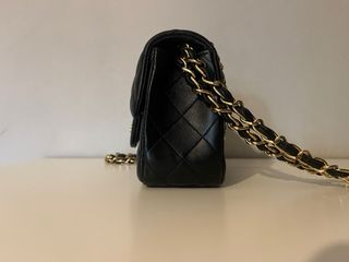 Bolso Negro Piel Chanel Inspiración