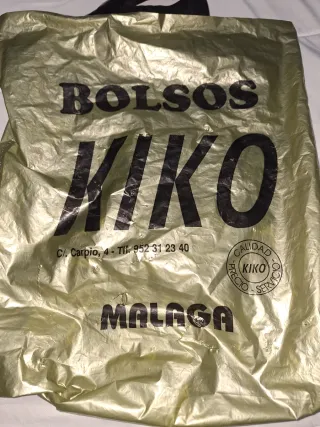 Bolso de mano y colgar señora beige y negro