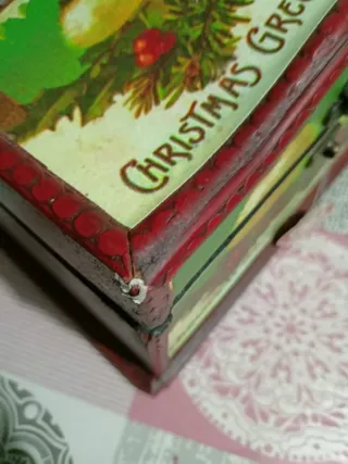 Cofanetto Legno Natale con Asciugamani