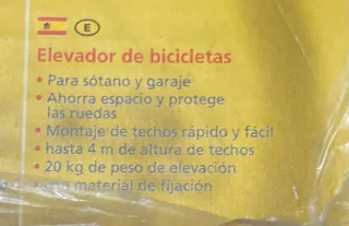 Colgador de Bicicleta para Techo
