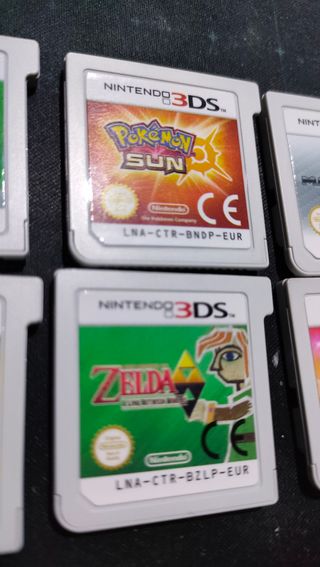 Nintendo 2DS Negra y Azul +juegos+funda