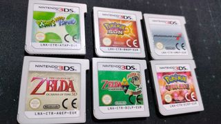 Nintendo 2DS Negra y Azul +juegos+funda