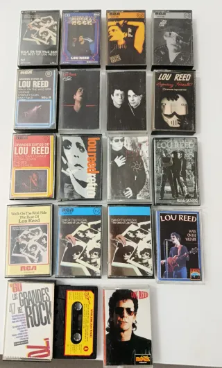 18 Lou Reed Cintas Cassettes ELIGE