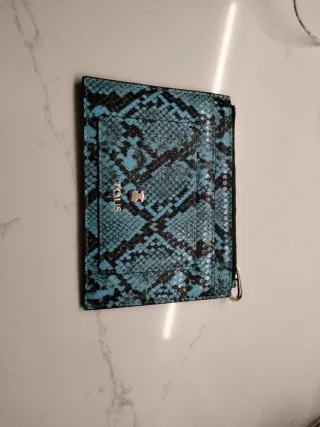 Monedero plano Doro Wild azul TOUS