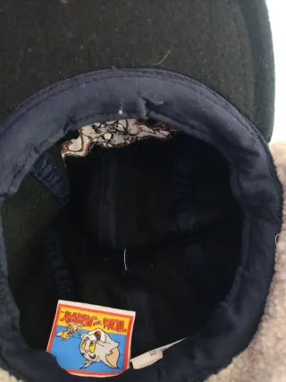 Gorra infantil de lana TAZ con orejeras borrego