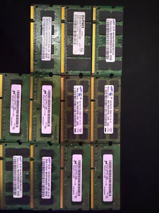 2x Módulos RAM Portátil Samsung 2GB DDR2 por todas