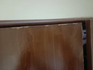 Armario 3 puertas y cajones madera