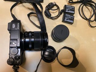 Fujifilm XE1 + Fujinon 18-55mm + Meike 35mm f1.7
