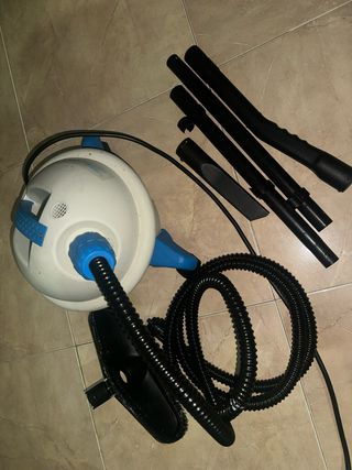 Limpiadora a vapor con accesorios