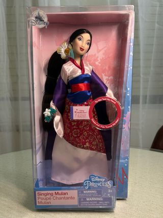 Muñeca Mulan Cantarina Disney