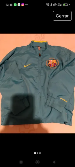 Sudadera Nike Barça Teal