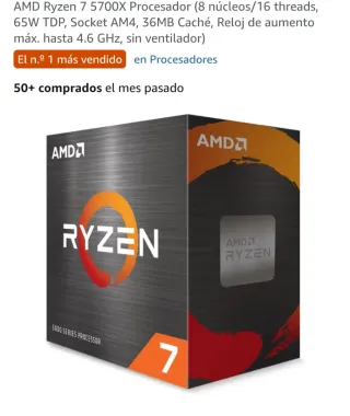 PC Gaming Ryzen 7 y RX9070 16GB