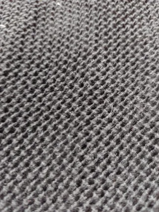 Camiseta punto algodón negra - Blanco suite