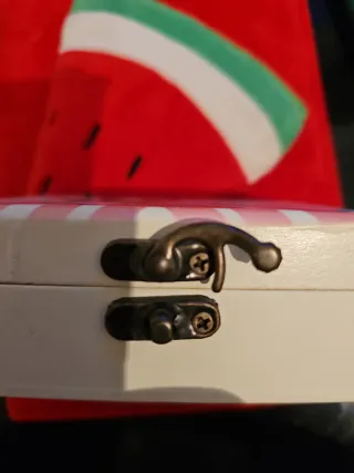 Joyero blanco con espejo