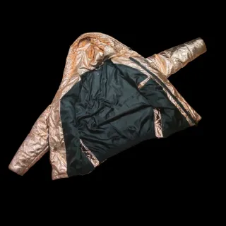 Plumón H&M Rosa Metalizado