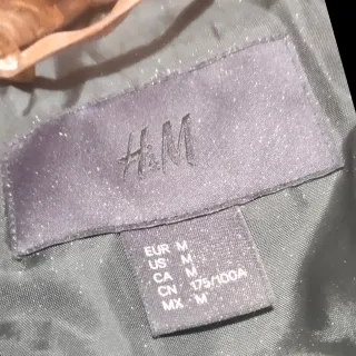 Plumón H&M Rosa Metalizado