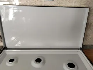 Cocina de gas vitange esmaltada blanca Anafe de ga