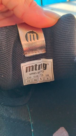 Zapatillas Mustang Talla 36 Negras