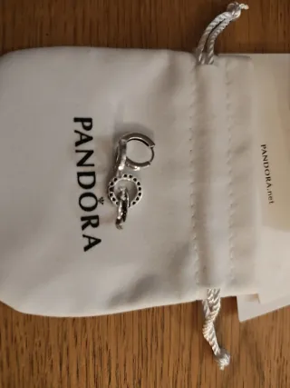 Pendientes Aro Doble Brillantes Pandora