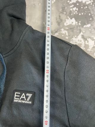 EA7 Armani Zip Hoodie Dark Grey Premium Quality