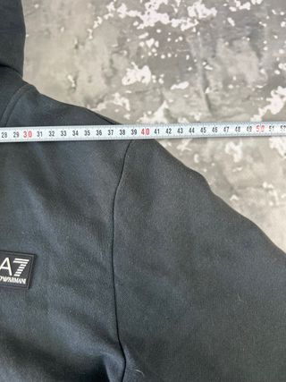 EA7 Armani Zip Hoodie Dark Grey Premium Quality