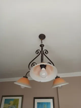 2 Lámparas de techo colgante