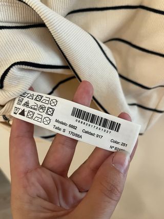 Camiseta sin mangas Massimo Dutti rayas