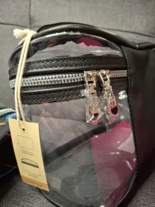 Beauty Case Carpisa Set 3pz Nero Rosa Multicolore