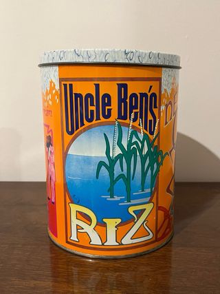 Scatola di latta Uncle’s Ben anni 60
