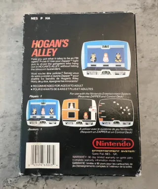 Hogan's Alley Completo Nintendo NES PAL B
