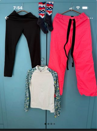 Ropa de esquí para 12-14 años
