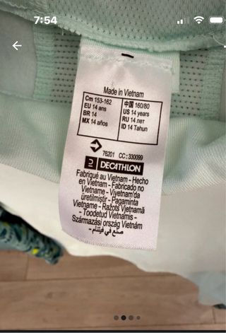 Ropa de esquí para 12-14 años