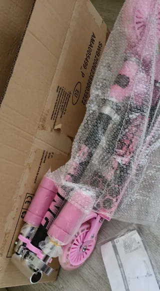 Patinete infantil rosa RACING SCOOTER