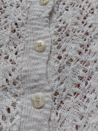 Suéter calado Cache Cache 100% algodón