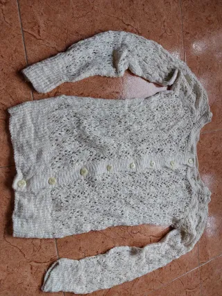 Suéter calado Cache Cache 100% algodón