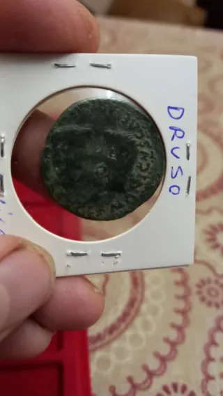 Moneda Romana Tiberio Colonia Romula.