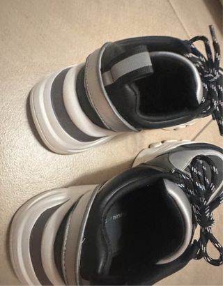 Scarpe donna nere e argento