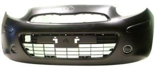 Paragolpes Delantero Imprimado Con Agujero Molduras para Nissan MICRA K13 2010