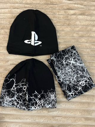 Gorro y bufanda PS niño 10-12 años