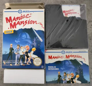 Maniac Mansion NUEVO Nintendo NES PAL B ESP