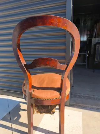 Silla Balloon Back Siglo XIX para restaurar