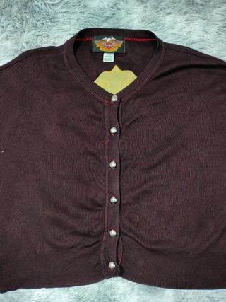 Chaqueta Cárdigan Corta Crop Harley Davidson vinta