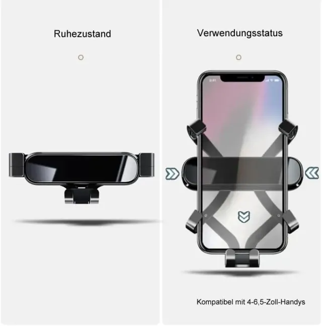 Supporto per telefono da auto compatibile con Mercedes Classe C W205 GLC 2015-2018